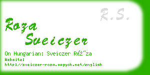 roza sveiczer business card